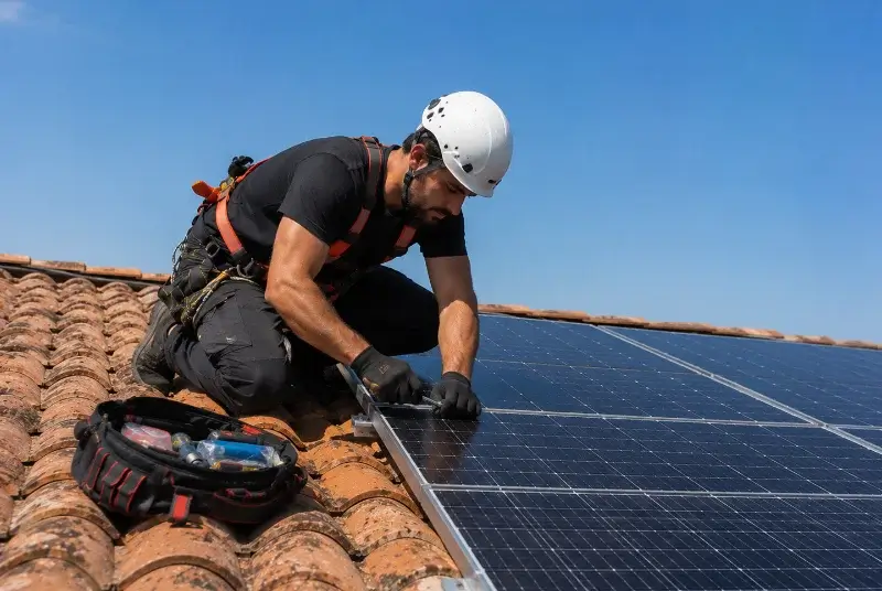 Maintenance et monitoring de panneaux solaires à Laval-Pradel