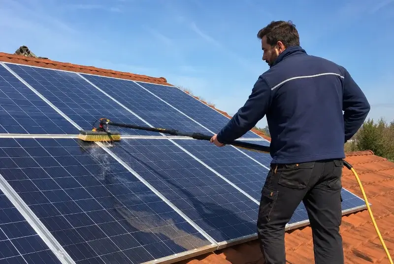 Nettoyage et entretien de panneaux solaires à Laval-Pradel