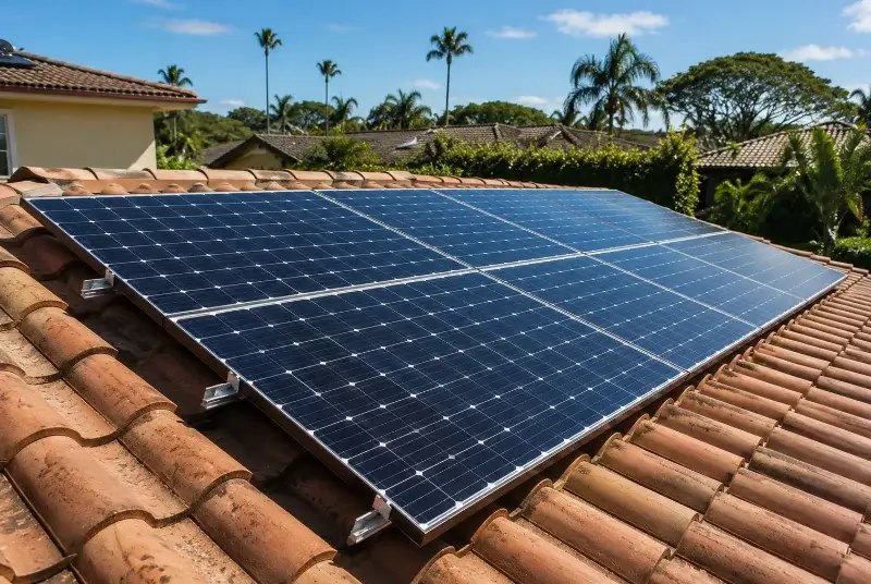 Installation de panneaux solaires à Laval-Pradel